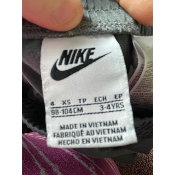 Boys Nike Matching Set track suit Gray Camo orange Size 3/4 - Picture 8 of 8